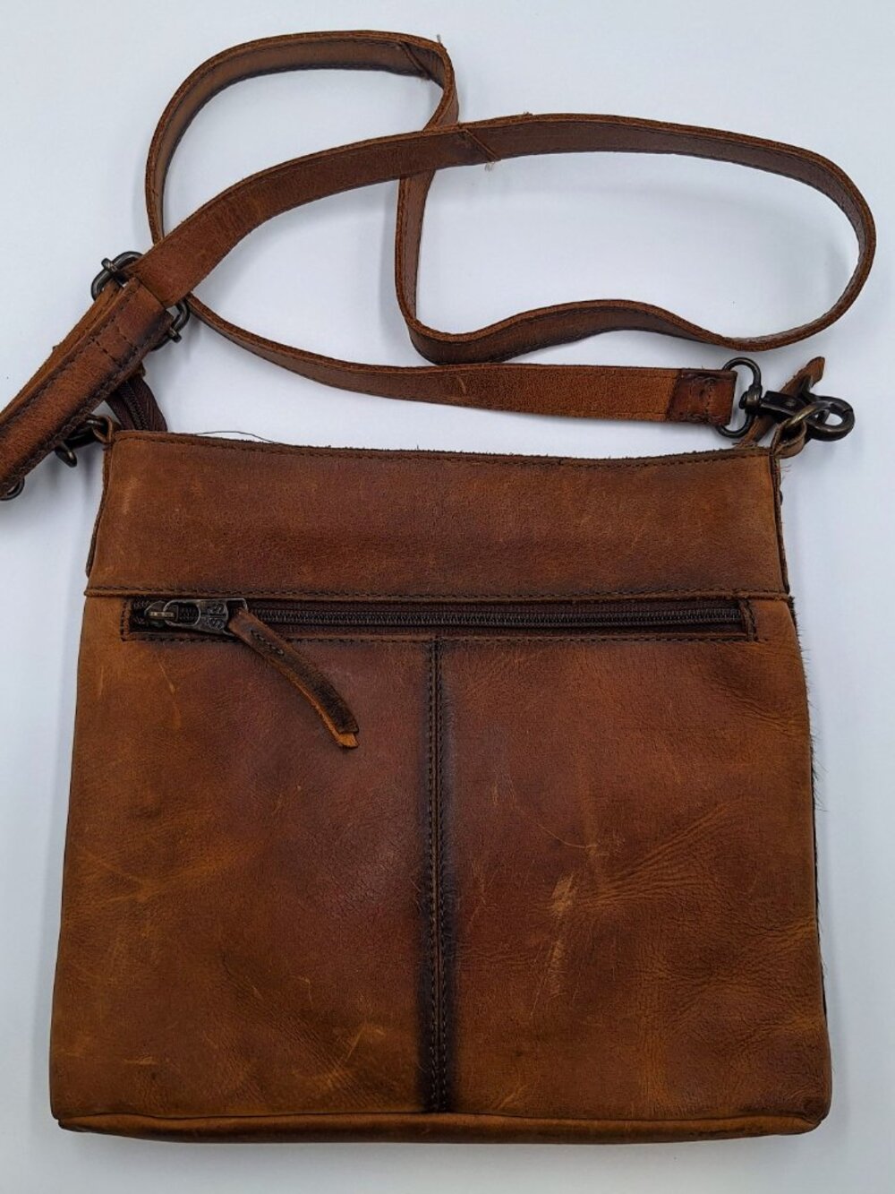 STS Ranchwear Leather Cowhide Crossbody Purse Western Hourglass Pattern - Picture 6 of 11